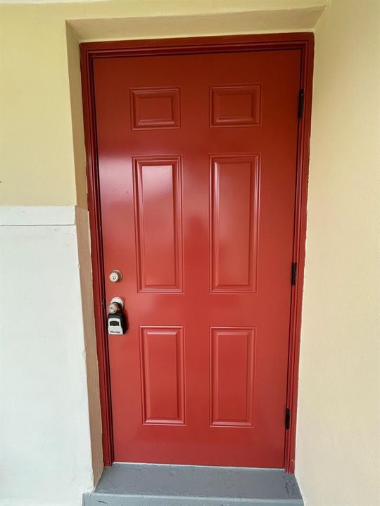 NEW FRONT DOOR