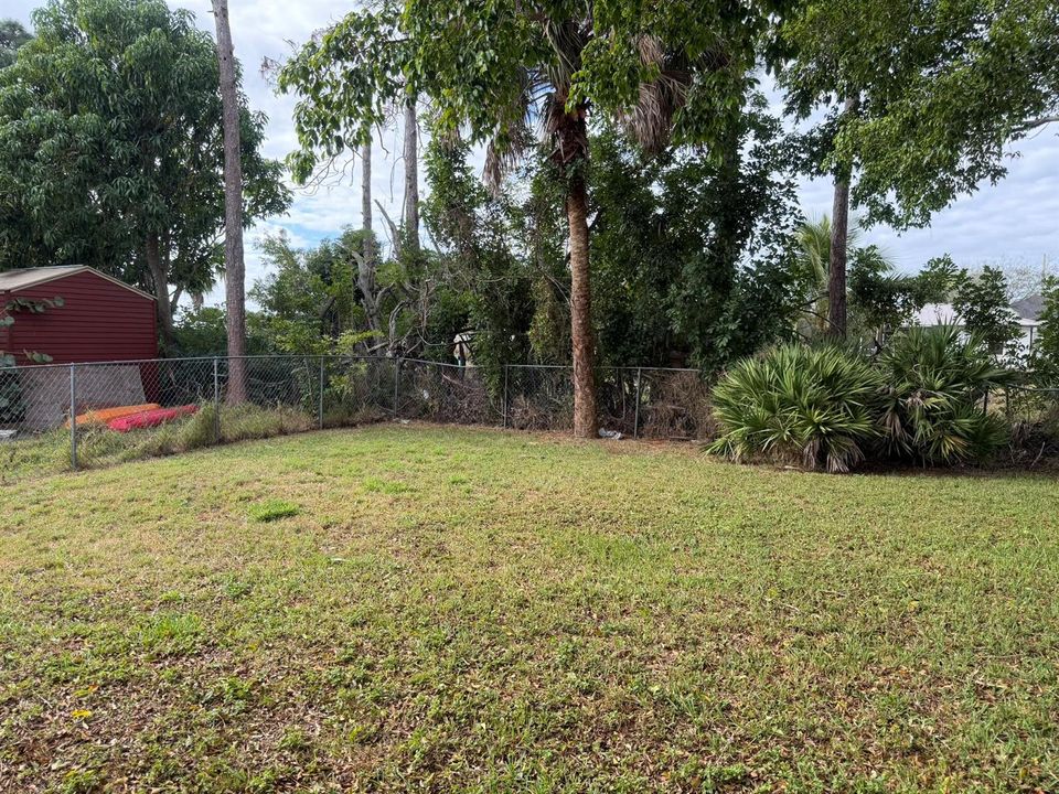 Fenced Yard