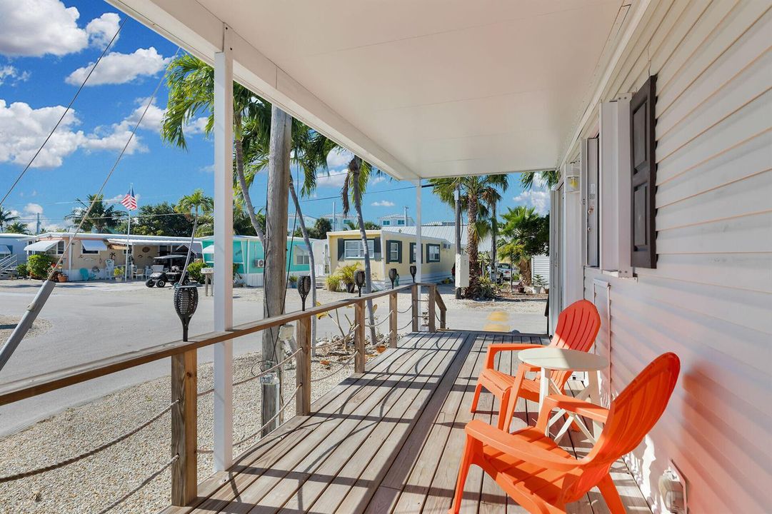 Large front porch