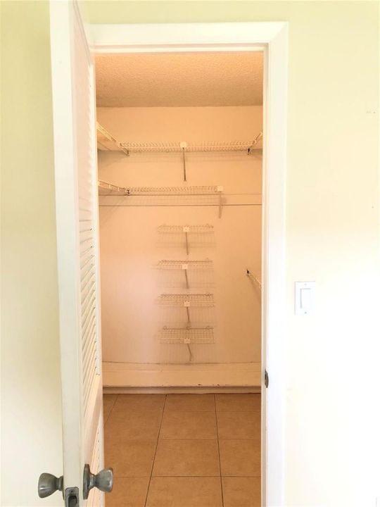 Primary spacious Walk in Closet