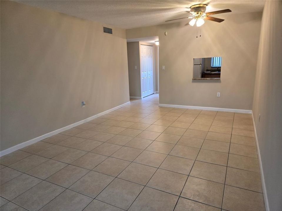 spacious with dining room area