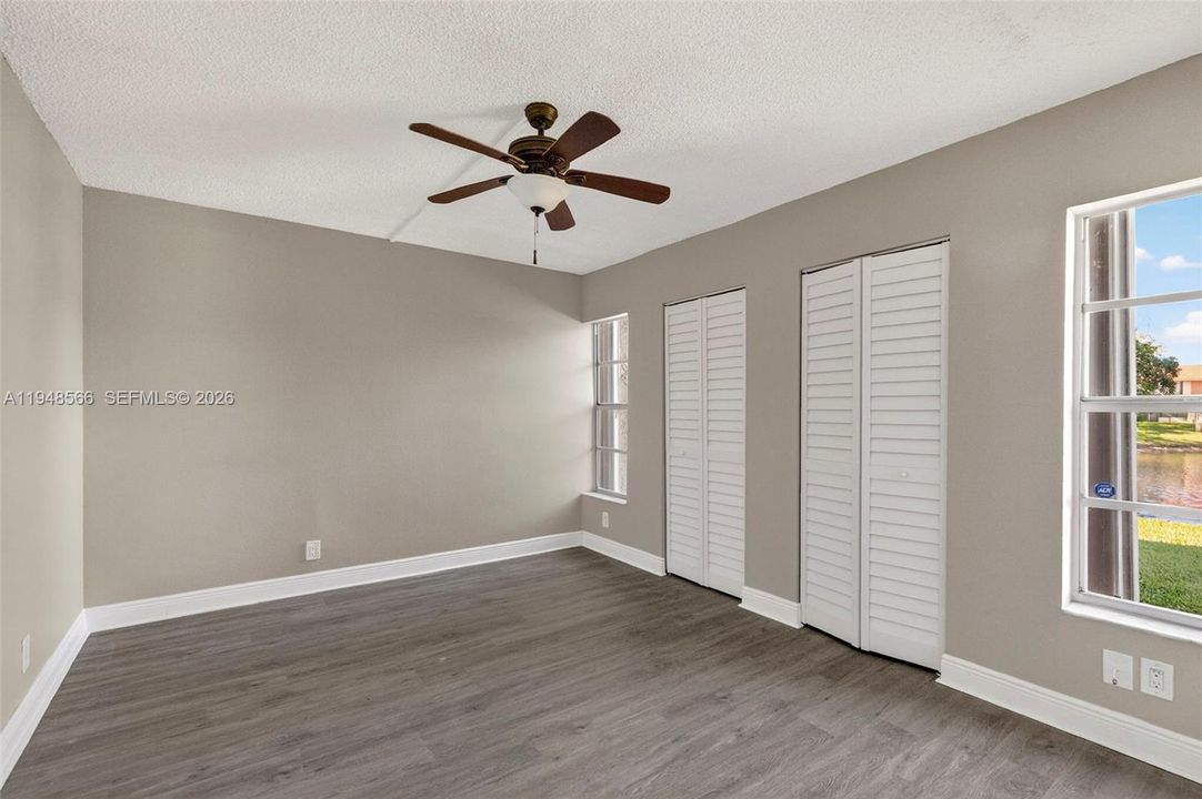 Great Space with His and Hers Closet