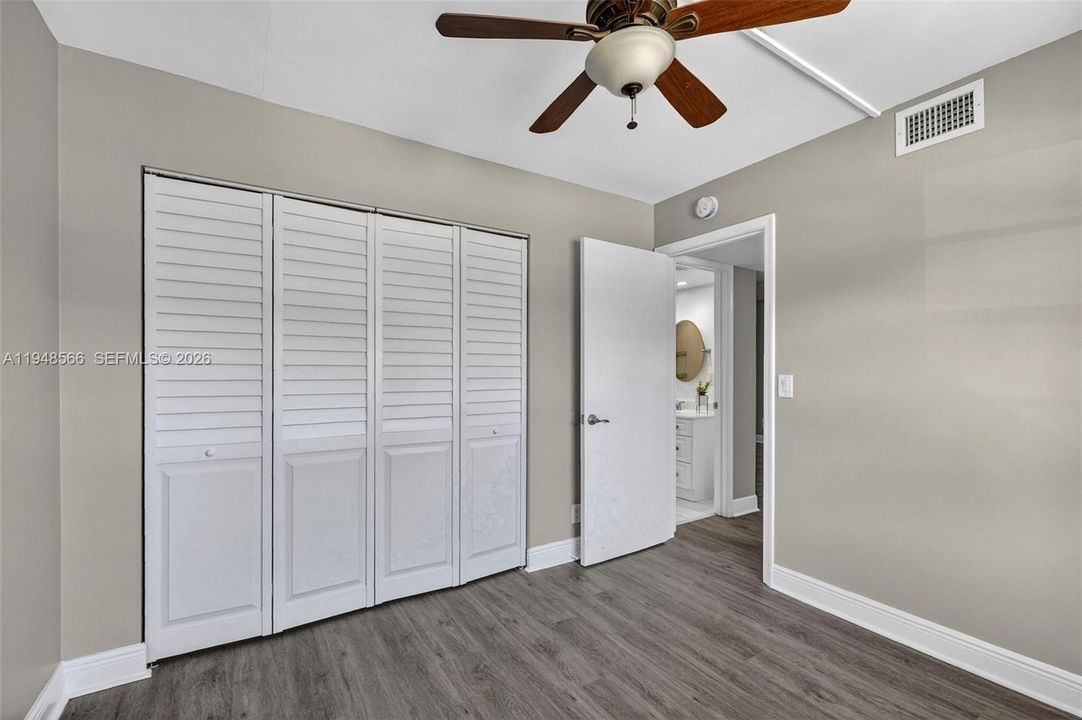 Spacious Closet 2nd Bedroom