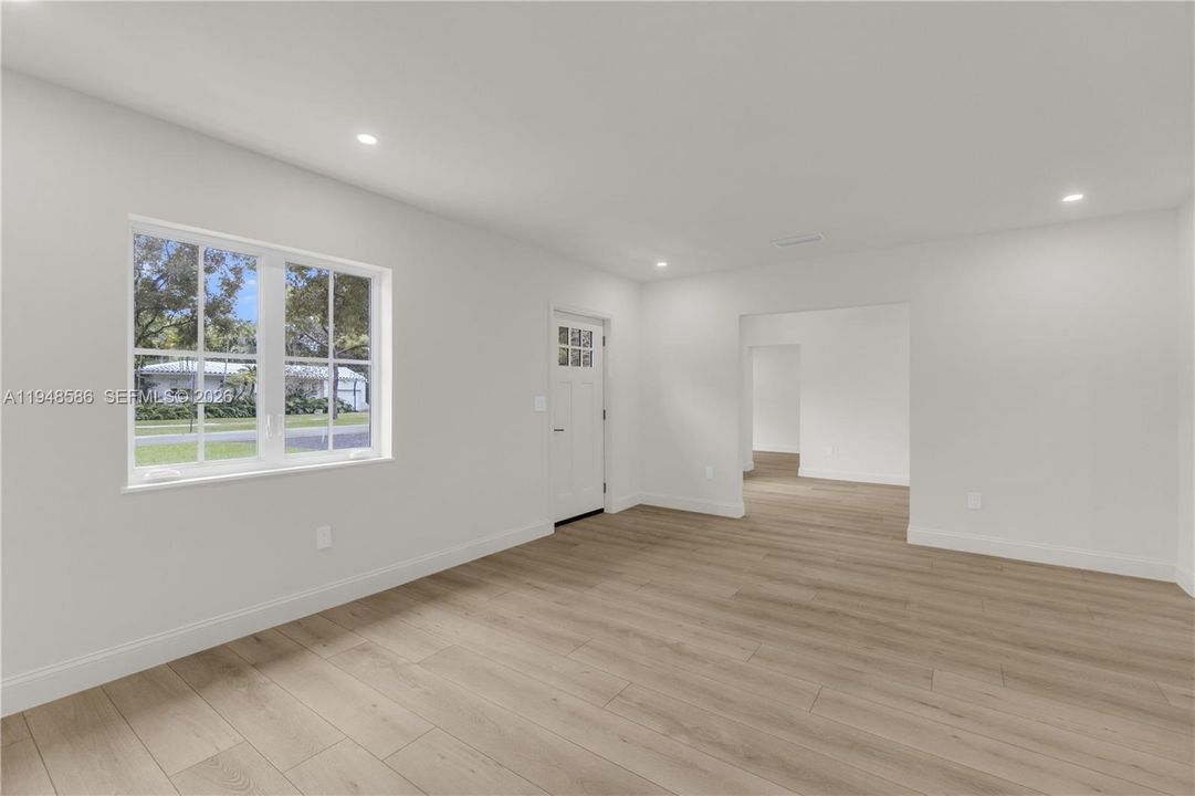 Bright Living Room with Open Flow