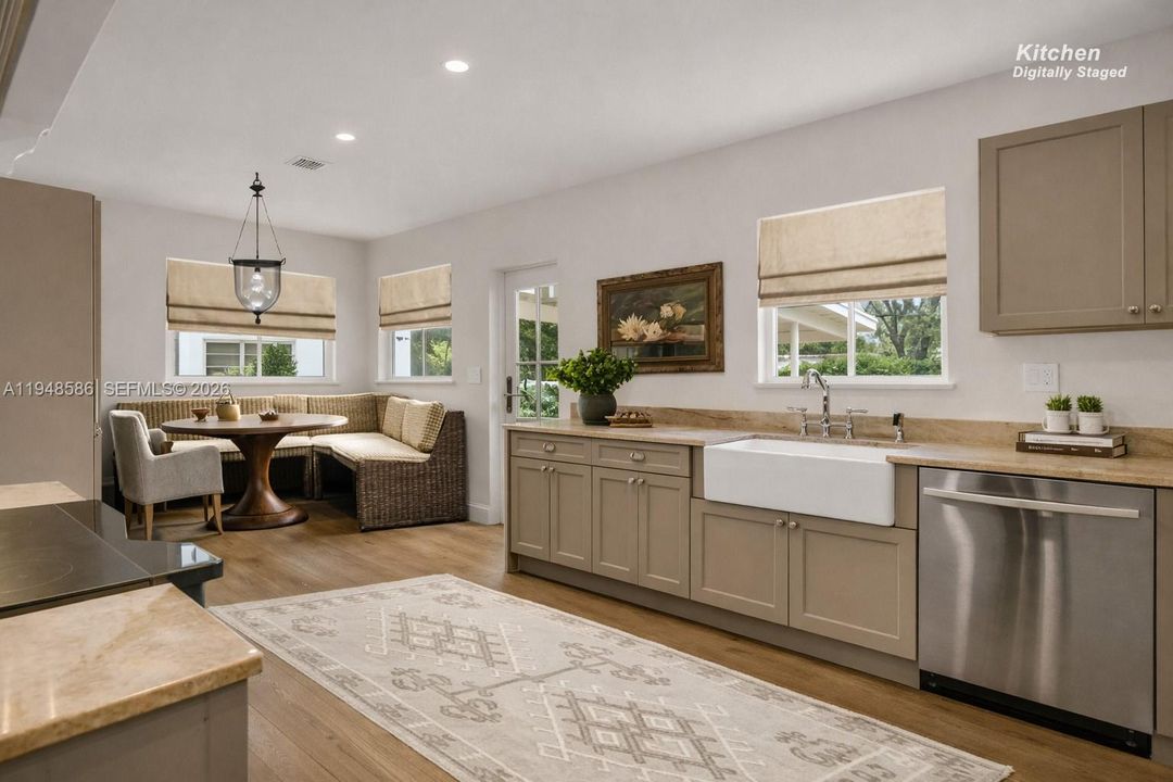 Virtually Staged Chef's Kitchen
