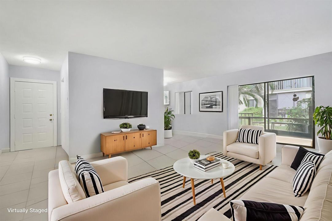 Living Room Staged