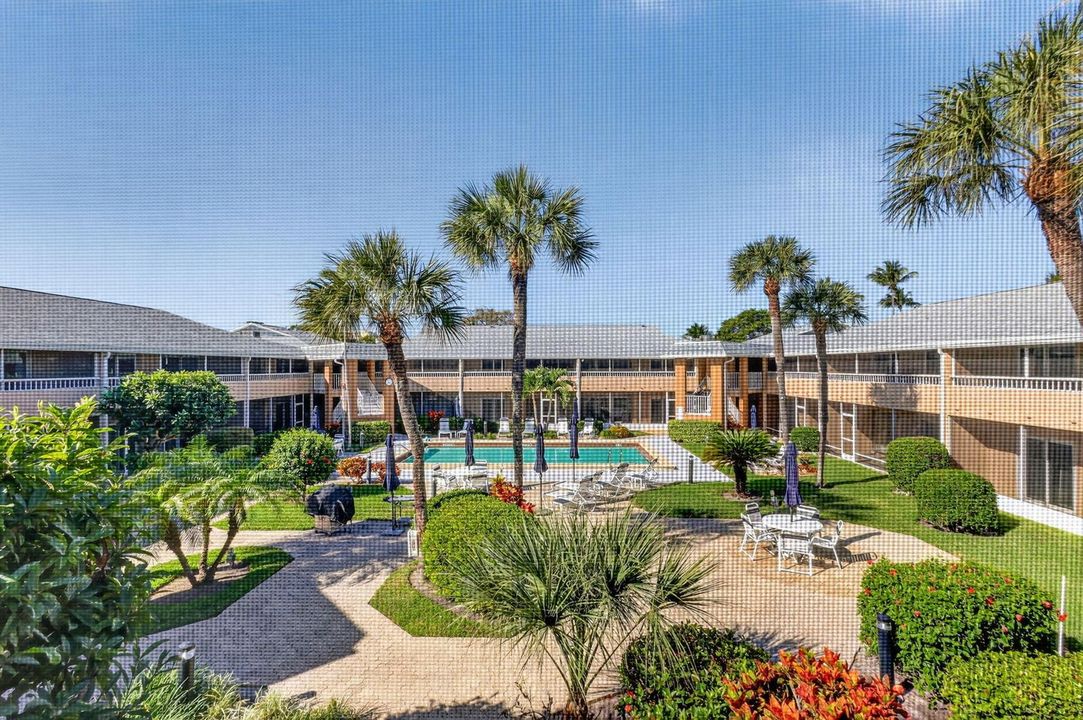 Beautiful Pool View from Screened Patio