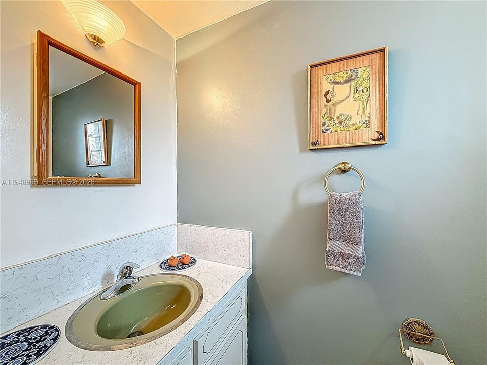 Half bath 1st floor