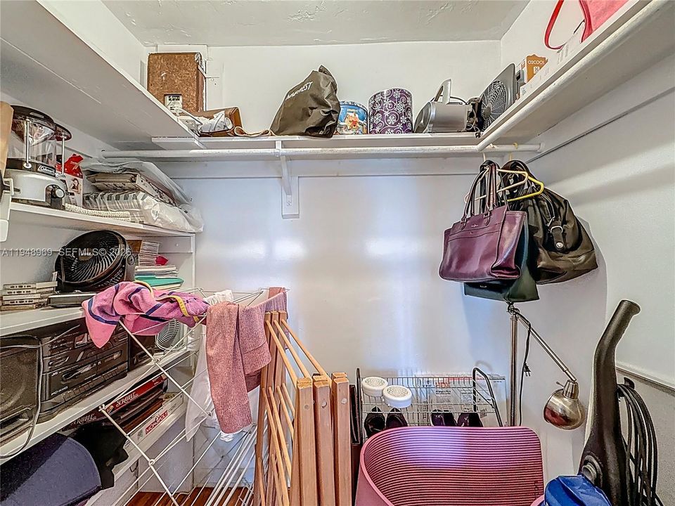 Closet space