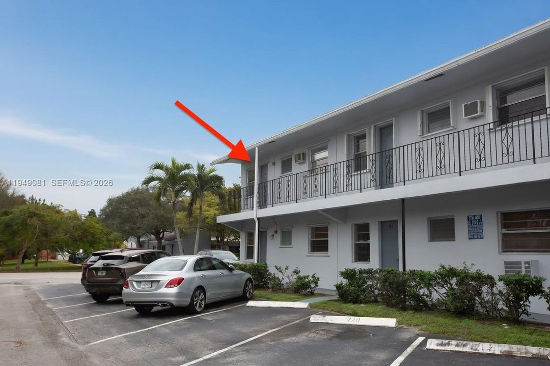 Parking Space from Back Entrance