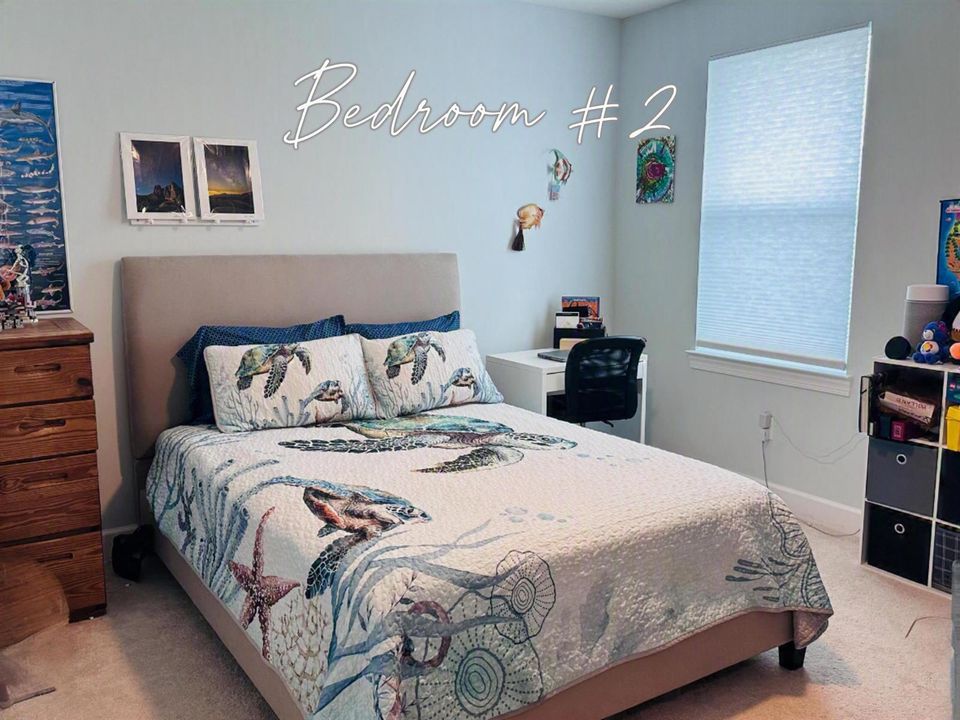 Bedroom 2 with Walk in Closet