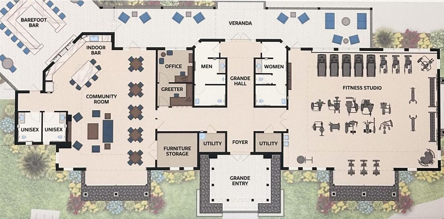Clubhouse Floor plan