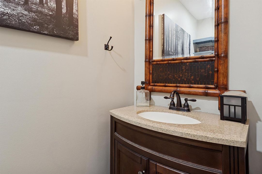 Downstairs half bath