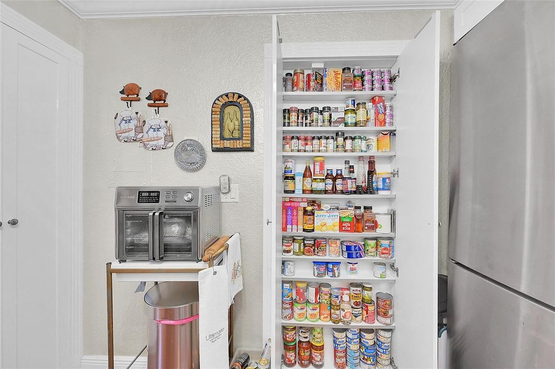 Custom pantry space....