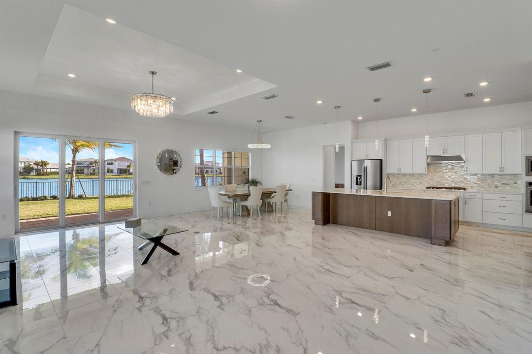 Great Room and Dining Room Area