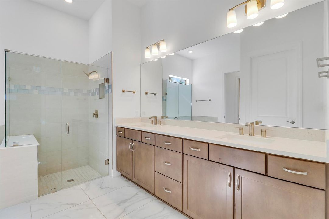Master Bathroom with Dual Sinks