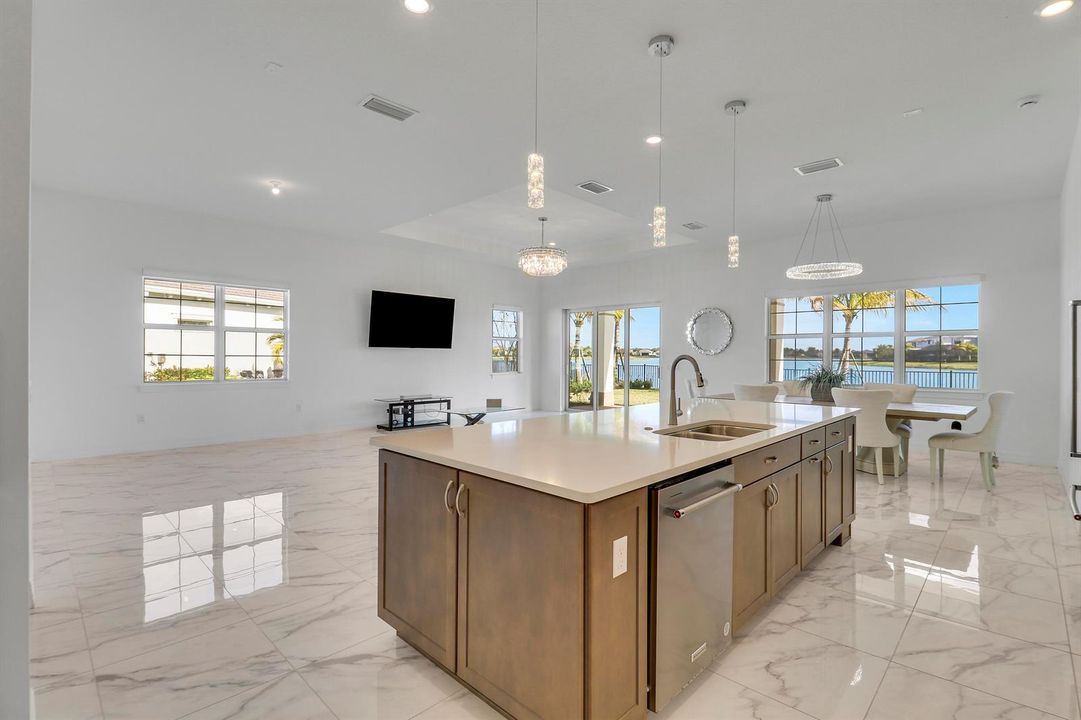 Great Room & Kitchen Area