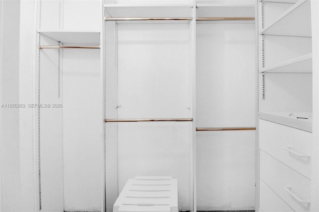 Primary bedroom closet