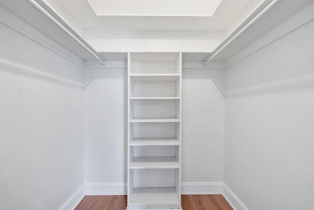 Large walkin closets