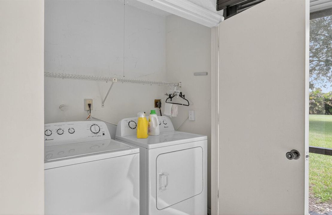 Laundry inside