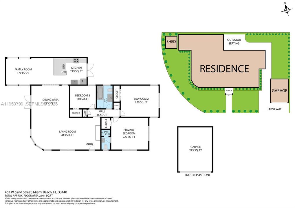 For Sale: $1,770,000 (3 beds, 2 baths, 2011 Square Feet)