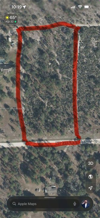 Outline of the lot