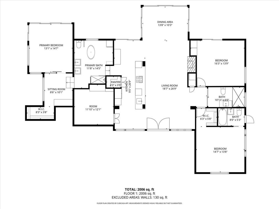 Floorplan - living area only