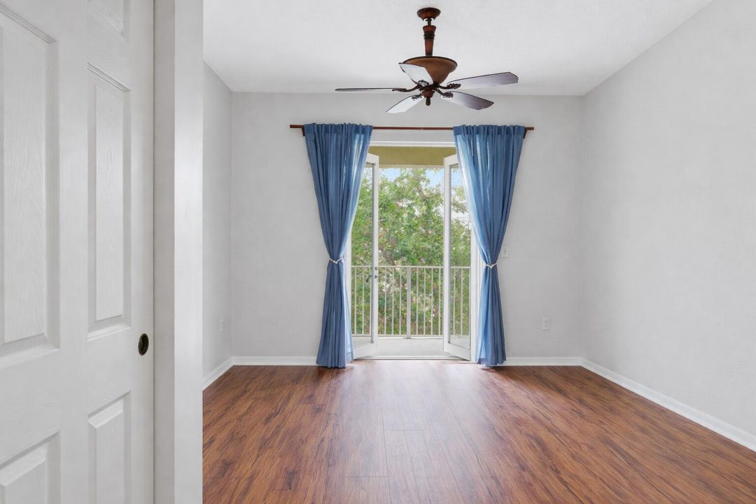 Primary bedroom with step out balcony