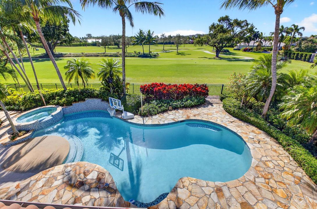 Golf course/pool view