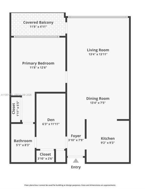 For Sale: $179,000 (1 beds, 1 baths, 815 Square Feet)