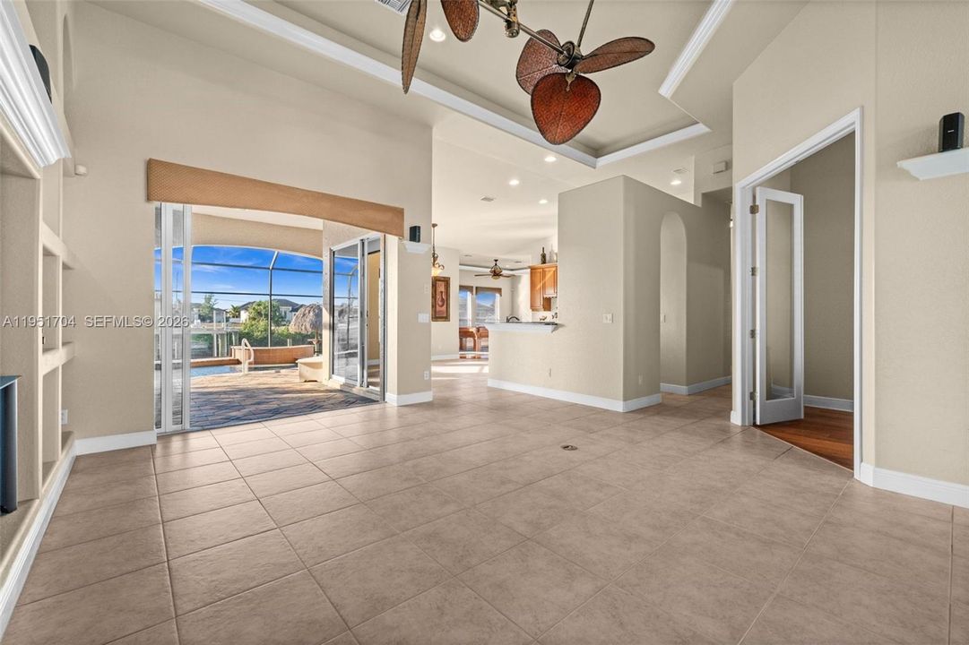 Designed for indoor-outdoor living, Pocket sliders open to the lanai