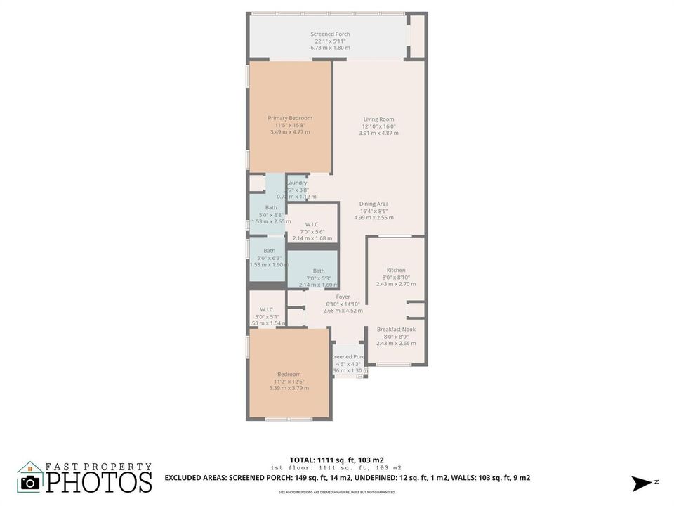 Spaicous floor