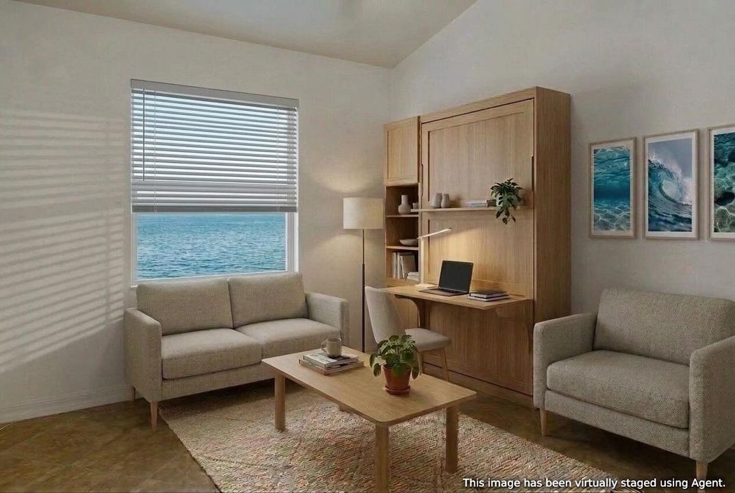 Den-Guest Bedroom With Murphy Bed/Desk