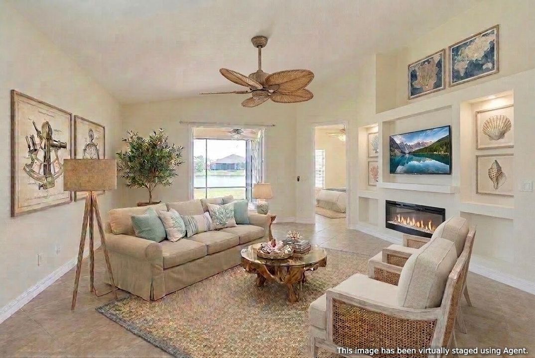 Staged Living Room