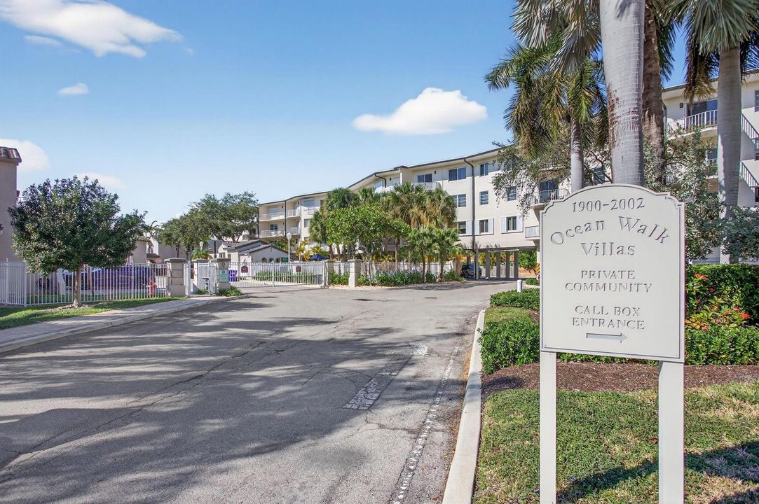 Gated beach community