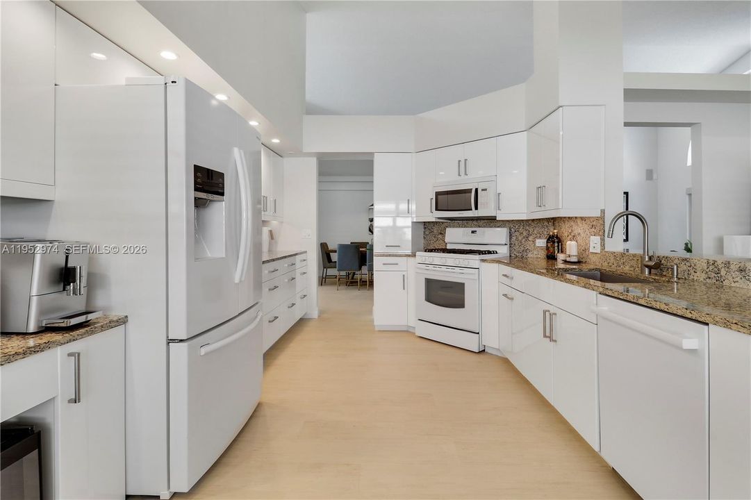Wide kitchen view