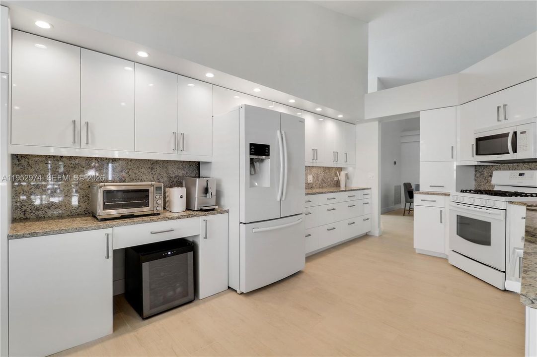 Wide kitchen view