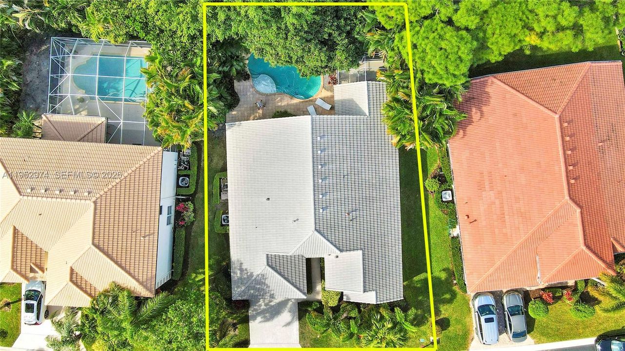 Overhead view