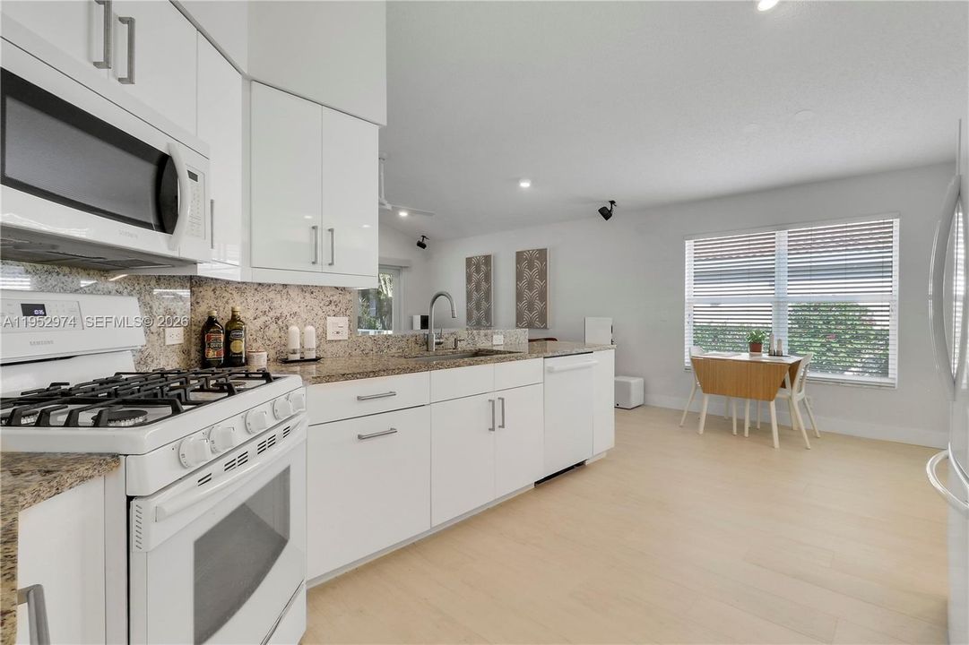 Wide kitchen view