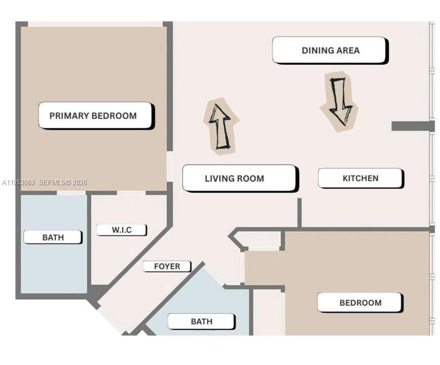 For Sale: $200,000 (2 beds, 2 baths, 1194 Square Feet)