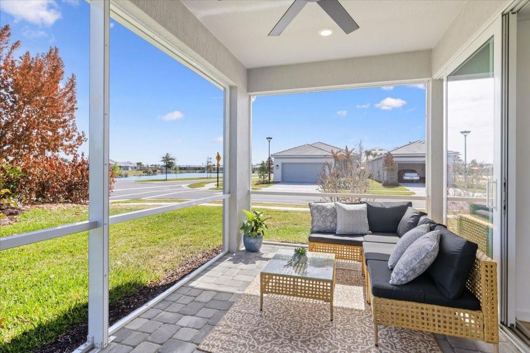 Screened Patio w/ Lake View