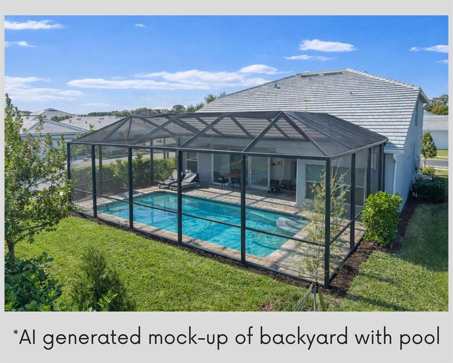 *AI generated pool mock-up*
