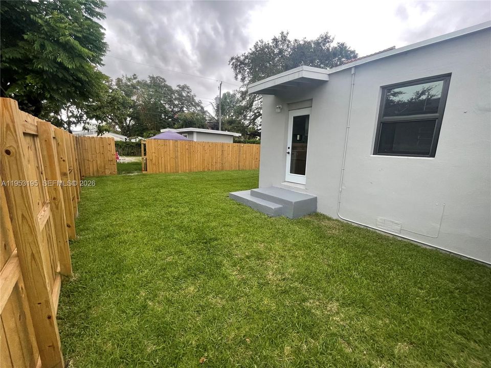 Fence between units