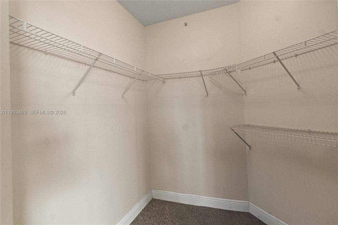 Primary bedroom closet