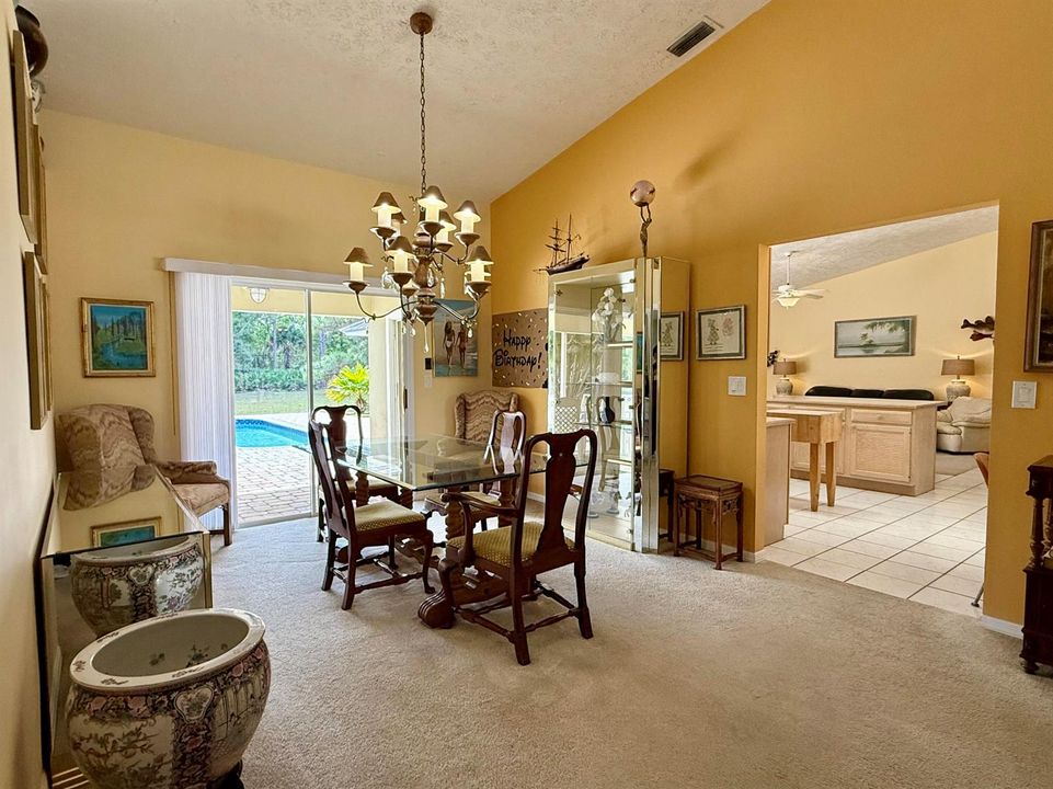 dining room and kitchen entrance
