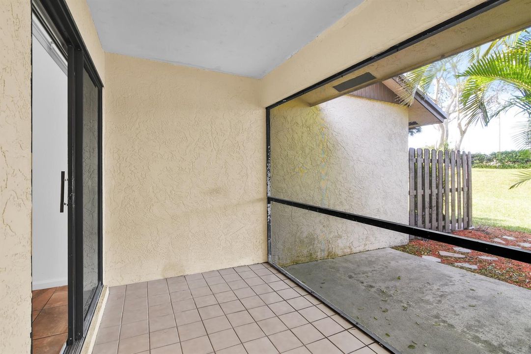 Exterior patio