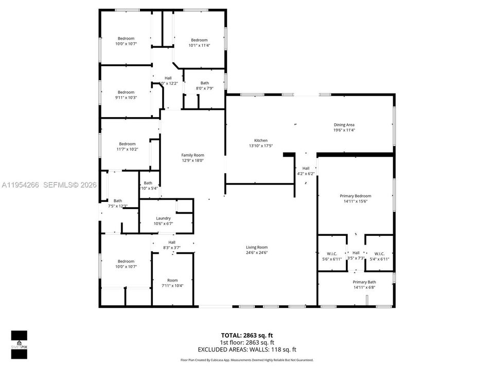 Activo con contrato: $1,450,000 (6 camas, 3 baños, 2604 Pies cuadrados)