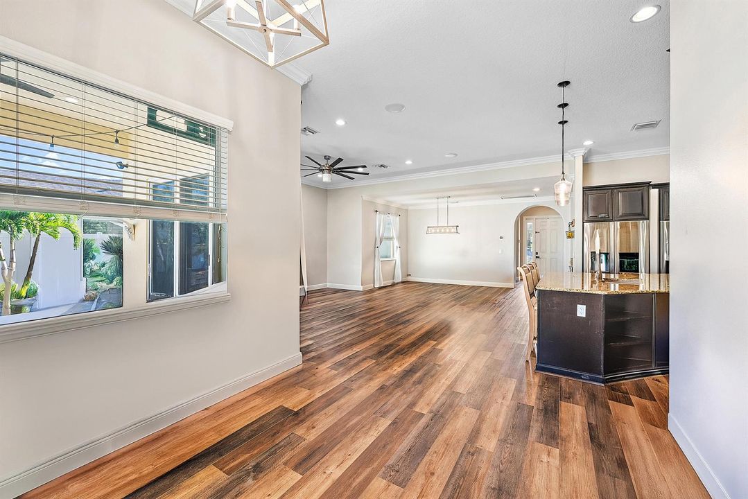 Walkway to Garage and Laundry Room