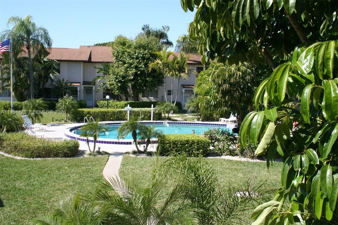 View from front door of condo