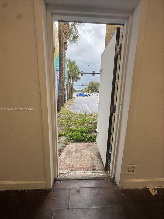 Back door